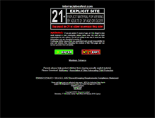Tablet Screenshot of interracialsexfest.com